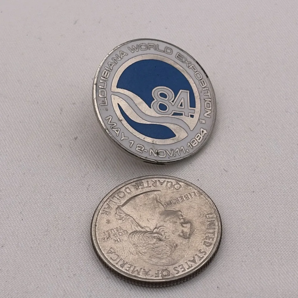 1984 Louisiana World Exposition Lapel Hat Pin